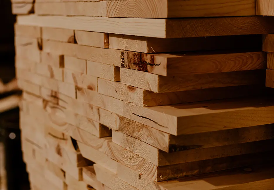 A stack of wood is shown stacked on top of each other.